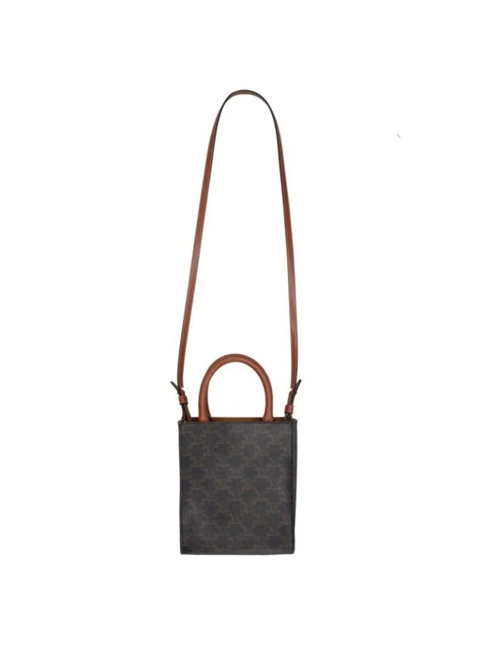Celine Mini Vertical Cover Logo Leather 2-Way Shoulder